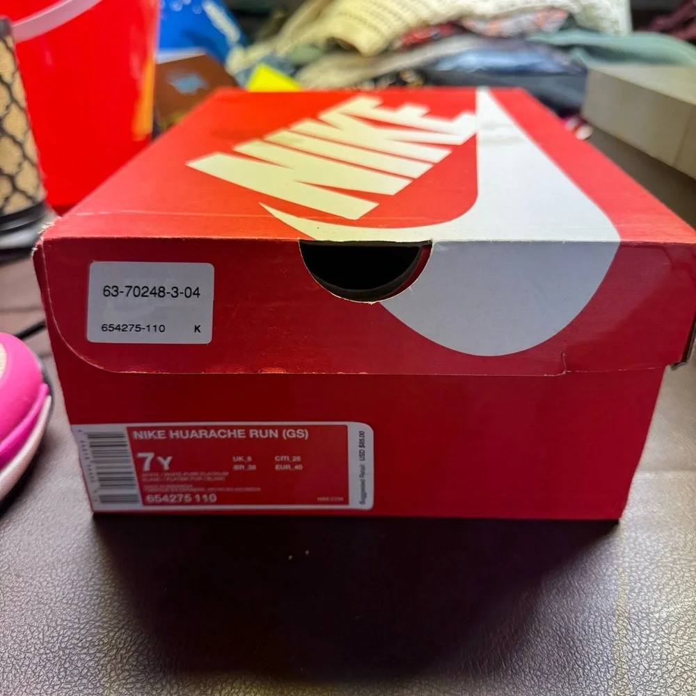 Nike Kids Sneakers - Black and Pink